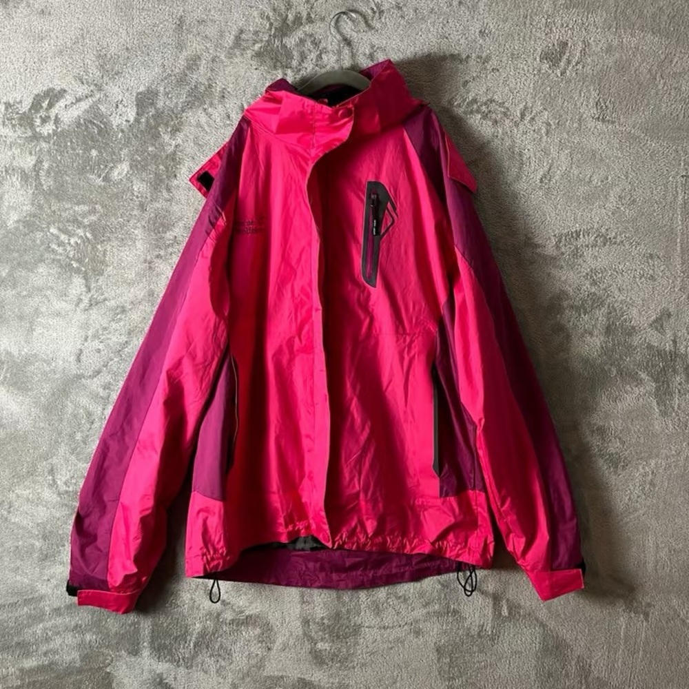 Women’s Pink Two-Tone Waterproof Jacket - Picture 1 of 4